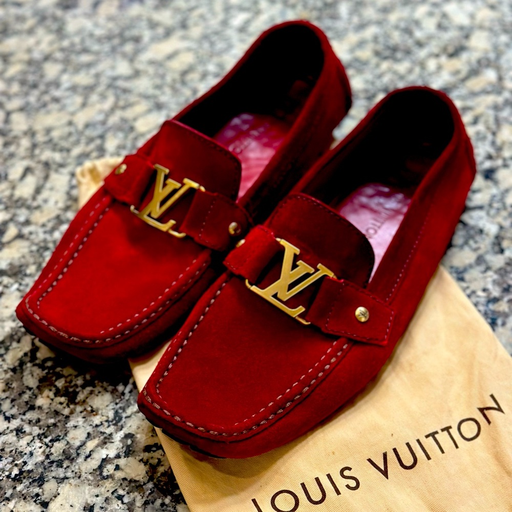 LOUIS VUITTON MONTECARLO DRIVING LOAFERS SZ 12